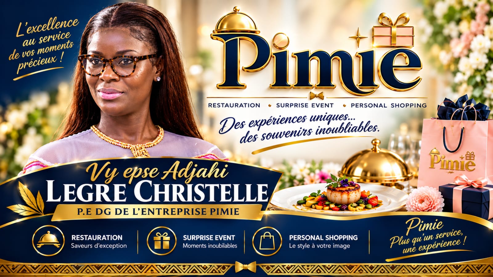 Vy Legre Christelle épouse Adjahi, fondatrice de Pimie